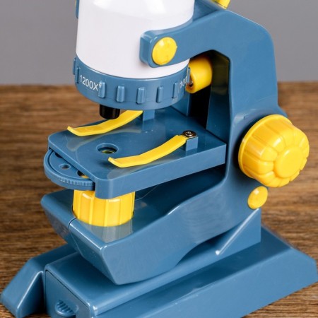 Microscope "Science", a multiplicity of an increase in 1200x, 400x, 100x, with backlight-3