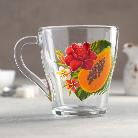 Glass Glass "Tropical Fruits", 250 ml