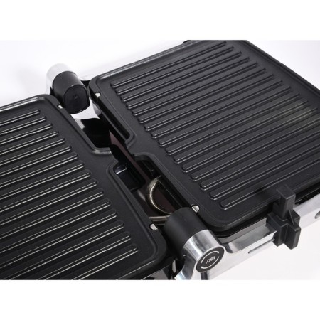 Electric grill Oursson EG2035S/DC, 2000 watts, anti -stick coating, dark cherry-9