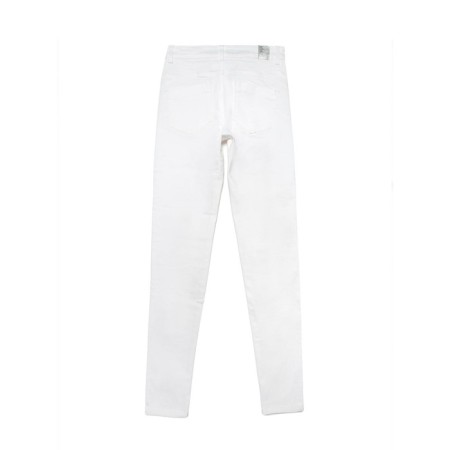 Women's jeans with a high landing CONTE ELEGANT SKINNY, size XS, color White-4