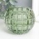 Glass "Bogok" D-4.5 cm emerald 7.5x7.5x6 cm