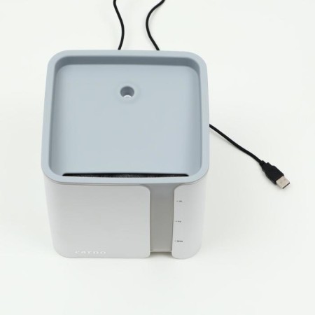 Animal fountain Carno, 2 l, from USB, white-gray-3