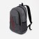 Male backpack on a zipper, 3 outer pockets, gray color