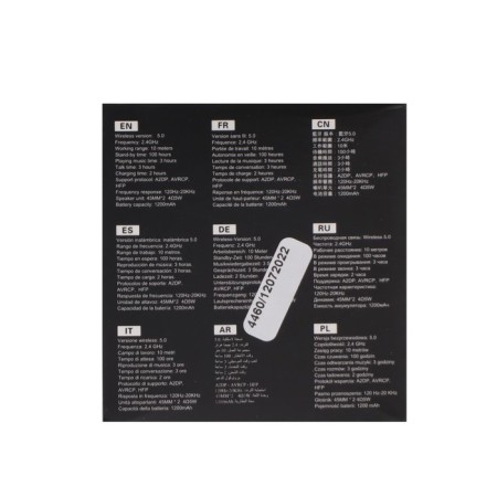 Portable column Borofone BR3 Rich, 10 W, BT5.0, Microsd, USB, 1200 mAh, black-6
