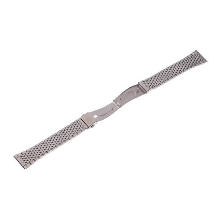 Watch strap, 20 mm, metal, L-17 cm, chrome-1