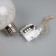 Christmas ball "Bright ball" d = 8 cm, 5 LED, LR44x3 (in the compartment), glow warm white