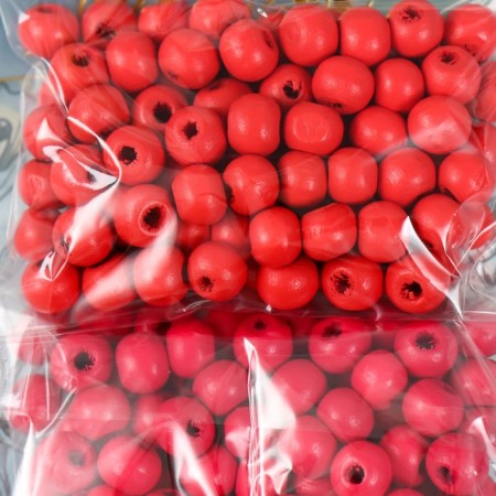 Set of beads for creativity tree "Berries" D-0.8 cm, 4 colors x 15 g-1