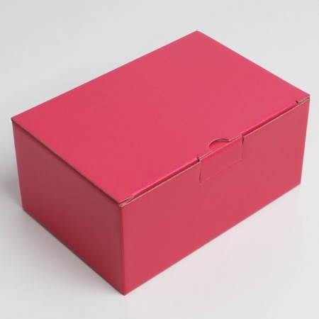 Gift folding box, packaging, Fuchsia, 22 x 15 x 10 cm-1