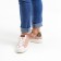 Women's sneakers, powder color, size 38