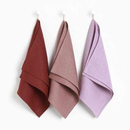 Camping of towels kitchen Ethel Freedom 40x70-3pcs, 100% flax