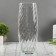 Vase "Barrel" Reef. h = 26 cm, d = 8 cm from transparent glass (without decor), mix