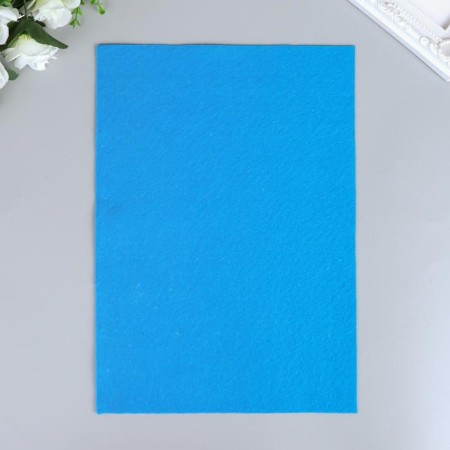 Soft felt "cornflower" 1 mm (set of 10 sheets) A4 format format-1