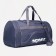 Sports bag, lightning department, 3 outer pockets, long belt, gray color