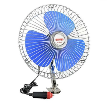 Car fan SkyWay, 24V 8 ", screw mount, metal plate, S01901006
