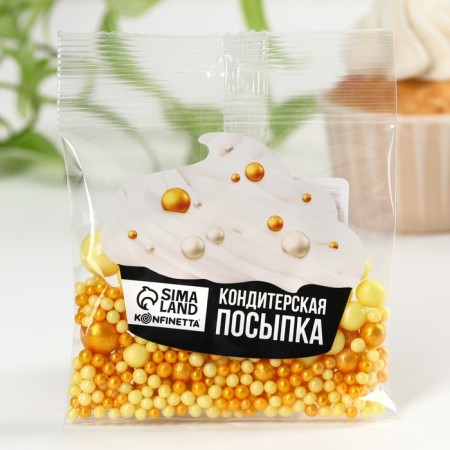 Sprinking confectionery soft: yellow, 25 g.-3