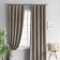 Set of curtains "Tina", size 2x145x270 cm, dark beige color