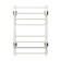 Electric towel "Dvin" L Plaza Neo, 800x400 mm, Dimmer Square, Chrome