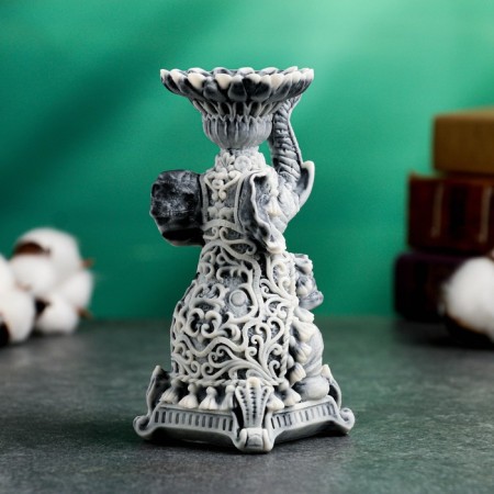 Подсвечник "Слониха" 12см-3