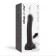 STRAP-ONE DILDO SEMI-REALISTIC Fallomitator with ejaculation function, black L, 18.2 cm