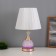 Table lamp "Eva" 1x40W E27 1x4W LED gold/pink 25x25x42cm