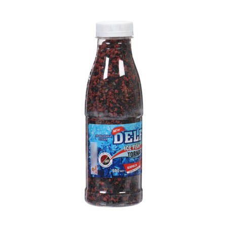 Bait winter delfi ic fish tornado, crucian carp, worm/moth, black, 500 ml-2