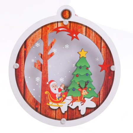 Light decor on the suspension "Winter Tale" 20 × 20 × 2 cm-1