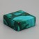 Box for jewelry, packaging, “malachite”, 7.5 x 7.5 x 3 cm