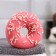 The bath bomb "Donut with coconut sprinkling", red