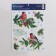 Interior sticker with the luminous layer of the "bullfinch", 21 x 29.7 cm, New Year