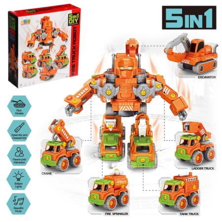 The designer of the screw "Fireman Robot", 5 in 1