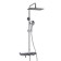 The shower system wasserkraft a113.069.101.ch thermo, tropical shower, thermostat, chrome