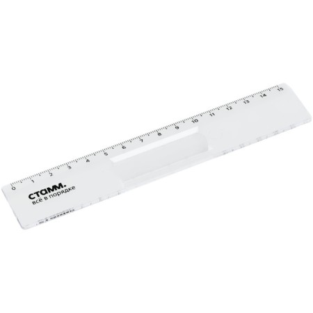 Line 15 cm Istanm, plastic, with a lens, transparent, colorless, euro suspension-1