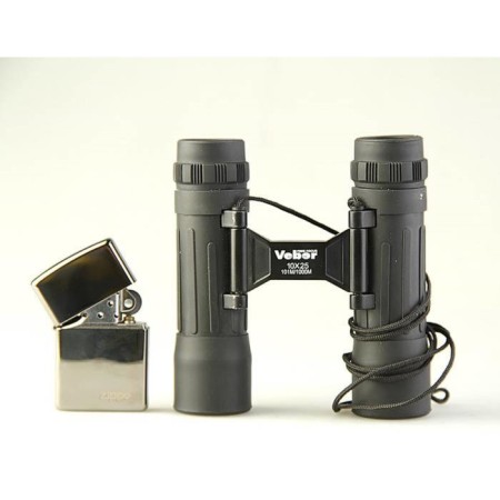 Binoculars Veber free focus BP, 10 × 25 ff, black color-1