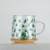 Glass mug with a lid "New Year brings happiness", 350 ml