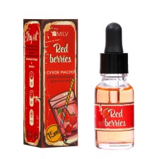 Dry strengthening nail oil Milv red berries, 15 ml
