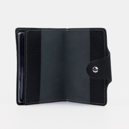 Cover for car documents and passports, department for bills, fleet, black color-2