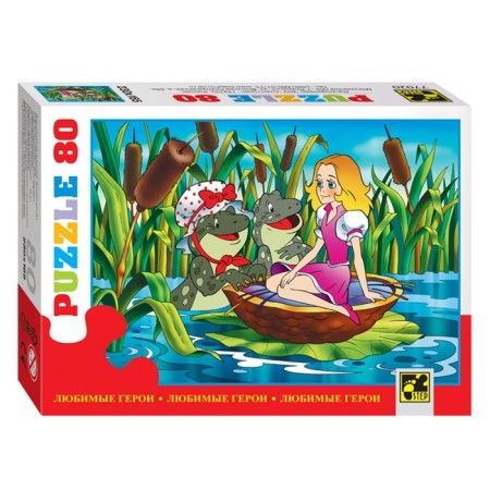 Puzzles "Favorite Heroes", 80 elements, mix-3