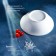 Plate porcelain deep shade White Label, 950 ml, d = 20 cm, white color