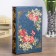 Safe-book wood "Retro. Flowers. Butterflies" leatherette 17x11x5 cm