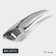 Magistro volt garlic press, stainless steel, silver color