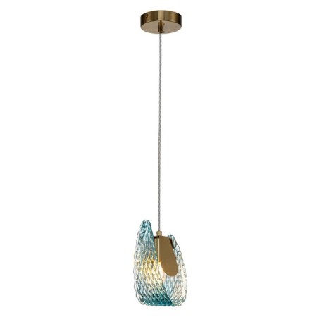 Suspended Indigo lamp, 11033/1p blue. 1x40W, E14, 135x135x240/1700 mm, blue color