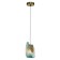 Suspended Indigo lamp, 11033/1p blue. 1x40W, E14, 135x135x240/1700 mm, blue color