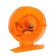 Inertial coil, plastic, diameter 5.5 cm, orange color, 806s