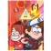 Notepad A6, 64 sheets, in a solid cover, gravity farz