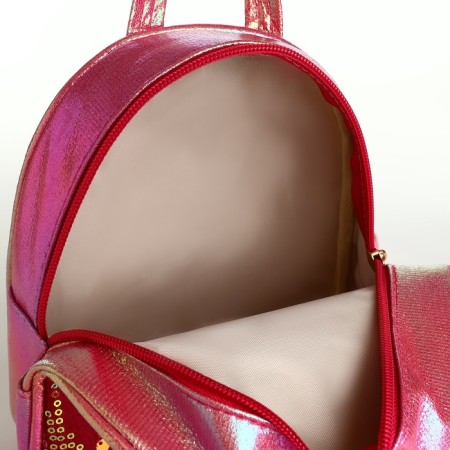 Children's backpack, 20*9*23, lightning departure, sparkles, pink-7