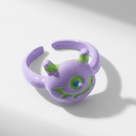 Ring "Monster" is round, the color is green-violet, dimensionless-1