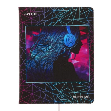 Universal DJ DJ Girl, hard cover with foam rubber, artificial leather, lies, and block 80 g/m2