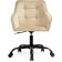 Computer chair Oisha plastic/velor, black/beige 56x63x80 cm