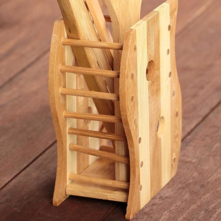 A set of kitchen supplies, 4 items, on a stand-1