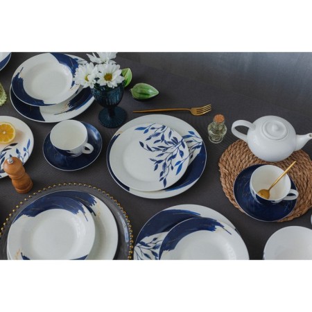 Service Tea porcelain shade Ternura, 12 items: 6 cups 250 ml, 6 saucer d = 15 cm-8